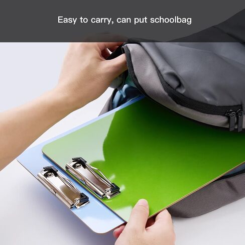 6 عبوات من ألواح الحافظة الخشبية المعاد تدويرها، ألواح الحافظة المكتبية، ألوان متنوعة، حجم حرف A4 قياسي، صديقة للبيئة in Kuwait