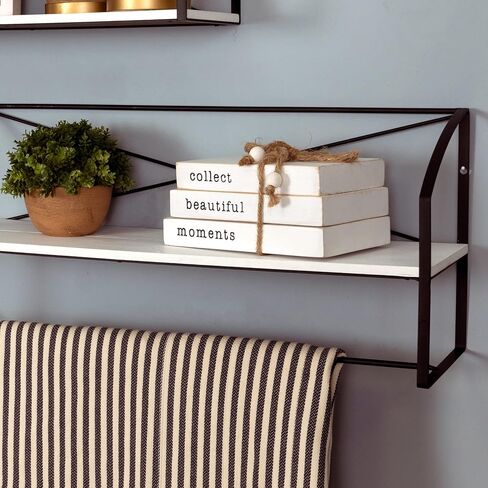 Stratton Home Decor Decorative Stylish Wooden Books to Elevate Any Room | Book Decor for Mantels and Countertops | 8"x3.5"X5" in Saudi Arabia