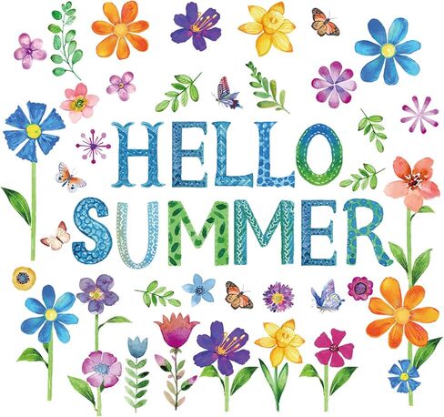 48 قطعة من قصاصات زهور الربيع مع 100 قطعة من نقاط الصمغ الملونة لتزيين لوحة الإعلانات للحفلات والفصول الدراسية in Kuwait