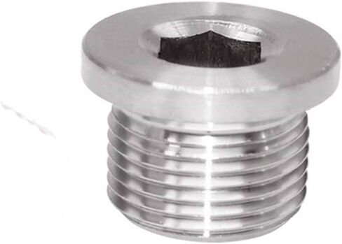 سدادات ومقابس مستشعر الأوكسجين O2 M18 X 1.5 خيط من الفولاذ المقاوم للصدأ (4 سدادات / 4 مقابس) in Saudi Arabia