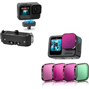 مرشح ND Matter Matter لـ GoPro Hero 13 Camera Latch Magnetic Dual Claws Interface ND8 ND16 ND32 CPL Accessories
