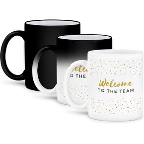 3dRose 11oz Coffee Mug Two Tone Green, Welcome To The Team, Cool Employee Appreciation Gifts, Coffee Mug for Work, Team Mugs, Corporate Gifts for Employees, Ideal Novelty Coworker Appreciation Gift
