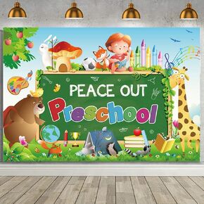 MEHOFOND 7x5ft Kindergarten Graduation Backdrop Our Future is So Bright We Gotta Wear Shades Decorations Banner Preschool School Prom Photography Background Congratulate Graduation Party Decorations