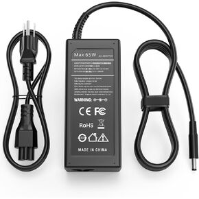 65W AC Adapter Charger for Dell Vostro 3420 3430 3425 3510 3515 3520 3525 5501 5502 5410 5415 5510 5515 5620 5625 5581 5390 5490 5590 5401 5402 5391 Business Power Supply Cord