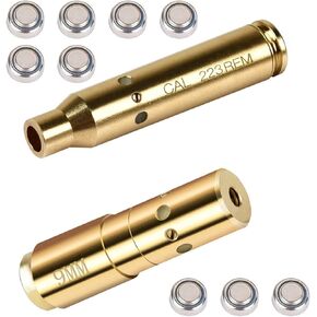 CVLIFE Bore Sight for Cal 223 5.56mm Rem Gauge and 9mm Boresighter
