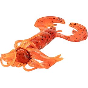 Strike King (RGBLCRW-900) إغراء الصيد في Luau Craw Craw ، طعم مخلوق من البلاستيك الناعم ، ومخالب عالية الحركة وتنورة ، وحافة الغضب الحاصلة على براءة اختراع ، 3 بوصات ، 9 عبوات ، Fire Craw