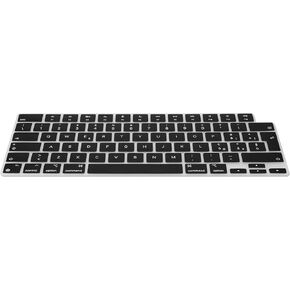 حماية لوحة مفاتيح Kwmobile Silicone - Qwerty (إيطالي) لوحة المفاتيح متوافقة مع Apple Macbook Pro 16 "(2023) M2 A2780 / M3 A2991 - Black