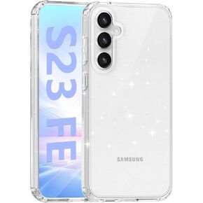 for Samsung Galaxy S20 FE Case, Glitter Clear Slim Flexible Rubber Full Body Protective Cover for Galaxy S20 Fe 6.5" (Bling)