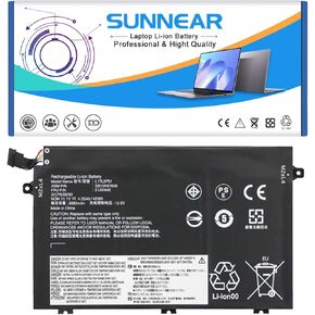 L17L3P51 01AV445 Battery Compatible with Lenovo ThinkPad E480 E490 E485 E495 E580 E585 E590 E595 E14 E15 Series SB10K97606 SB10K97608 01AV447 01AV448 L17C3P51 L17M3P52 SB10K97609 11.1V 45Wh