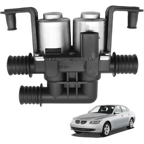 3-Way HVAC Heater Control Valve Compatible with BMW E53 X5 E60 E61 E63 E64 E65 E66 525i 528i 530xi 545i 650i 2002-2011 Replaces 64116906652 64128374995