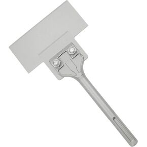 SDS Max Floor Scraper 6 in. x 24.4 in. Removable Handle Wide Tile Flooring Adhesives Remover, Thinset Removal Tool Chisel Bit for Rotary Hammer Drill