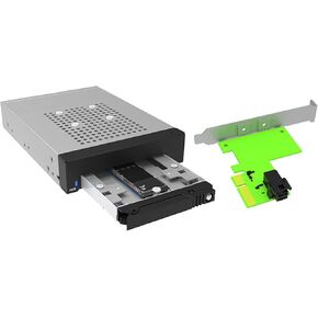 RAIDON HIU1776 High-Speed M.2 NVMe SSD Expansion Enclosure with PCIe HBA