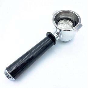 MacMaxe Sump Portafilter Filter Handle Assembly 5513200369 with 2 Cup Filter Basket For Delonghi Dedica Espresso EC680, EC685, EC695 & EC885 (3 Wings)