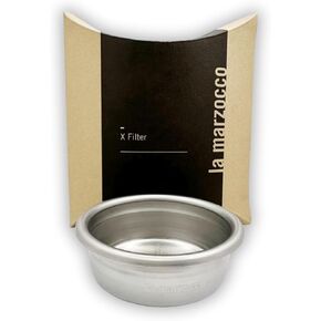 Original basket made for La Marzocco. Stainless Steel, Precision, X Filter Basket for double espresso. Fits all 58mm portafilters. (21g)