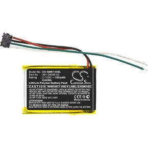 CS Cameron Sino 150mah Li-Polymer Brategy for Garmin Edge 130 ، Edge 130 Plus ، 3LA037240 ، 6ES142148 ، الجزء رقم 361-00086-02