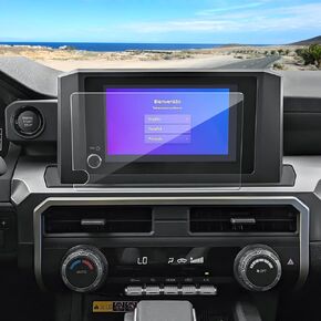 2025 4Runner Screen Protector for Toyota 4Runner (SR5/TRD Sport/TRD Off-Road) 8-inch Touchscreen, 9H Tempered Glass 2025 4Runner Accessories HD Transparent Audio Multimedia Display 8"