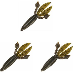 Strike King Rodent 4"" / Green Pumpkin (RO4-46) (Pack of 3)