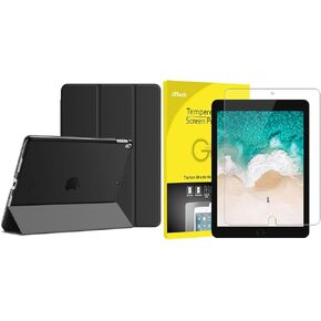 JETech iPad Pro 10.5-Inch and iPad Air 3 (10.5-Inch 2019, 3rd Generation) Case and Tempered Glass Screen Protector Bundle