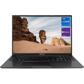 ASUS Vivobook 16" WUXGA with Ultra- Slim NanoEdge bezels Laptop, Intel Core i7-1255U Processor, 32GB RAM 1TB SSD, Wi-Fi 5, Bluetooth 5, Windows 11 Pro, Black