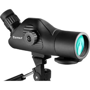 BARSKA Tactical 11-44x50 Angled Spotting Scope with Tripod And Soft Carrying Case , Black