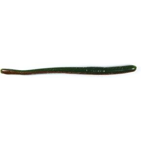 Roboworm Straight Tail Worm Bait (Green Weenie, 4 1/2-Inch)