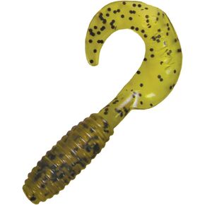Kalin's 5G10-630 Lunker Grub Avocado Green/Salt & Pepper 5"