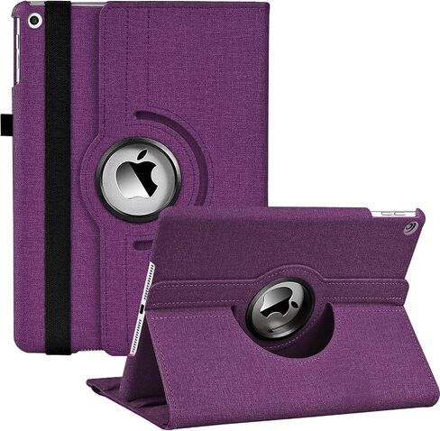 Rotating Case for iPad 9th Generation (2021) / 8th Generation (2020) / 7th Gen (2019) 10.2 Inch - 360 Degree Rotating iPad Case Stand Cover with Auto Wake Sleep Function (Black Hummingbird) in Kuwait