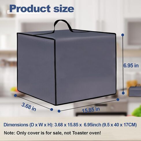 Cover for Bella 2 Slice Slim Toaster, 2-Slice Toaster Cover, Waterproof Heat-Resistant Dust-proof Toaster Cover Case Heavyweight Thickened Toaster Dust Cover with Handle (Only Cover-Purple) in Saudi Arabia