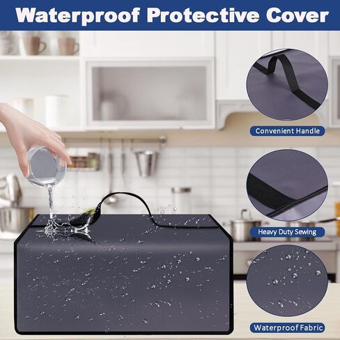 Cover for Bella 2 Slice Slim Toaster, 2-Slice Toaster Cover, Waterproof Heat-Resistant Dust-proof Toaster Cover Case Heavyweight Thickened Toaster Dust Cover with Handle (Only Cover-Purple) in Saudi Arabia