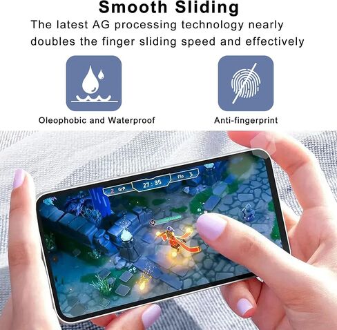 2 حزمة شاشة شاشة غير لامع لـ Samsung Samsung Galaxy S24 Ultra و Anti-Glare و Anti-Spcratch و Smooth and Reproence Toxprint Screen in Kuwait