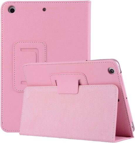 Slim Folding Folio Stand Case for iPad Pro 12.9-inch 2017/2015 (Old Model, 2nd & 1st Generation), Lightweight Magnetic Closure PU Leather Flip Shockproof Auto Wake/Sleep Smart Cover Hot Pink in Kuwait