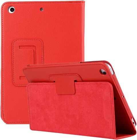 Slim Folding Folio Stand Case for iPad Pro 12.9-inch 2017/2015 (Old Model, 2nd & 1st Generation), Lightweight Magnetic Closure PU Leather Flip Shockproof Auto Wake/Sleep Smart Cover Hot Pink in Kuwait