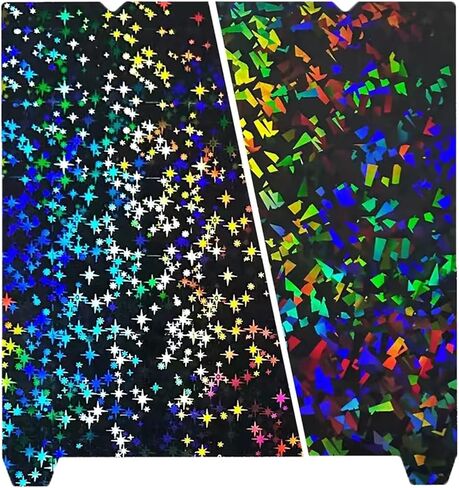 دوائر قوس قزح+kaleidoscope PEK 3D الطابعة K1 K1C ورقة 235x235m ، لوحة بناء الفولاذ الناعم (بدون قاعدة) للخلايا K1/K1C/NEO/ENDER 5 S1/ENDER 3 S1 PRO/ENDER 3 S1/ENDER V3 KE/SE in Kuwait