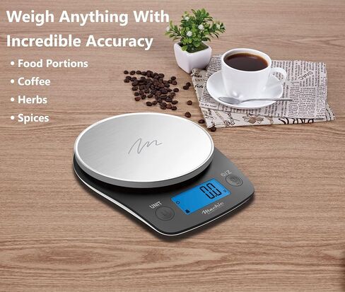 New C19 Food/Kitchen Scale Activation Weight 0.5g The Most Sensitive and Accurate Scale in Its Class Stainless Steel Load Sensors Cutting Edge Weighing Technology Proudly Based in USA Stainless W/B in Kuwait