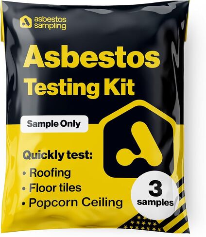 Asbestos Test Kit - Sample Only Testing - 72hr (3 Business Days) NVLAP lab Result with lab Testing fee Included. (3 Samples) in Kuwait