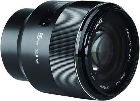 Meike 85mm F1.8 Auto Focus Medium Telephoto STM Stepping Motor Full Frame Portrait Lens Compatible with Sony E Mount Mirrorless Cameras (85mm F1.8 Sony) in Kuwait