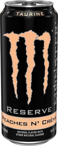 Monster Energy Reserve Peaches N Creme ، مشروب الطاقة ، 16 أونصة (حزمة من 15) in Saudi Arabia