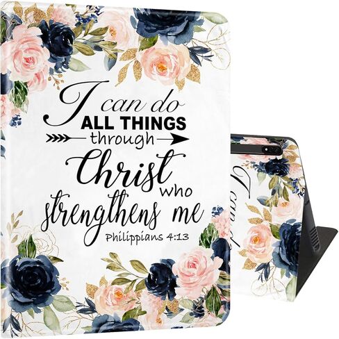 Case for Samsung Galaxy Tab S8 Plus 2022/S7 FE 2021/S7 Plus 2020 12.4 inch, Ultra-Thin Multi-Angle Bracket Full Body Case with Wake/Sleep Function - Sunsets, Beaches, Seagulls and Waves in Kuwait