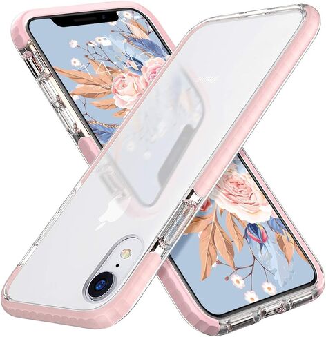 MATEPROX Compatible with iPhone XR Case Clear Thin Slim Anti-Yellow Anti-Slippery Anti-Scratches Cover Shockproof Bumper Case for iPhone XR 6.1'' (Blue) in Saudi Arabia