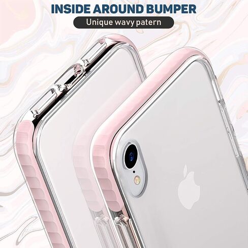 MATEPROX Compatible with iPhone XR Case Clear Thin Slim Anti-Yellow Anti-Slippery Anti-Scratches Cover Shockproof Bumper Case for iPhone XR 6.1'' (Blue) in Saudi Arabia