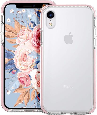 MATEPROX Compatible with iPhone XR Case Clear Thin Slim Anti-Yellow Anti-Slippery Anti-Scratches Cover Shockproof Bumper Case for iPhone XR 6.1'' (Blue) in Saudi Arabia