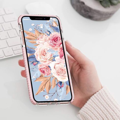 MATEPROX Compatible with iPhone XR Case Clear Thin Slim Anti-Yellow Anti-Slippery Anti-Scratches Cover Shockproof Bumper Case for iPhone XR 6.1'' (Blue) in Saudi Arabia
