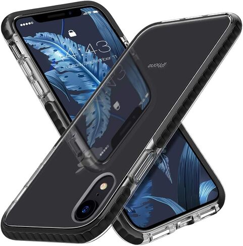 MATEPROX Compatible with iPhone XR Case Clear Thin Slim Anti-Yellow Anti-Slippery Anti-Scratches Cover Shockproof Bumper Case for iPhone XR 6.1'' (Blue) in Saudi Arabia