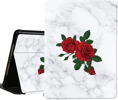 Soft TPU Case for iPad 10.2 / Air 3 10.5 2019 / iPad Pro 10.5 2017, Auto Sleep/Wake with Apple Pencil Holder [Anti Fingerprint][Anti Dirt][Waterproof][Anti Scratch] Case Cover (Country Garden) in Saudi Arabia