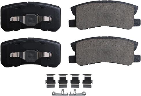 Automotive Replacement Rear Brake Pads Compatible with 2012-2014 Ford F-150 and 2015-2020 Ford F-150,Ceramic Disc Brake Pads for Car Rear Rotor,Easy to Install,No squeaking,Long-Lasting(D1602) in Saudi Arabia