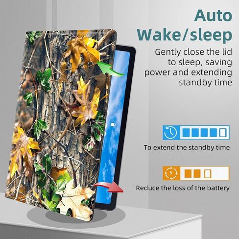Galaxy Tab S10/ S9/ S8/ Ultra Case 14.6 Inch, Auto Sleep/Wake, American Flag Eagle Multiple Angles Viewing Folio Stand Case in Kuwait