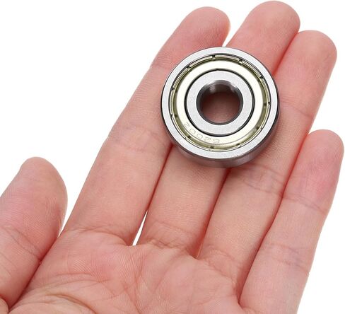 uxcell 8pcs 6001ZZ Deep Groove Ball Bearings 12 x 28 x 8mm Chrome Steel Bearing Double Metal Shielded Precision Bearings, P6 (ABEC 3) in Kuwait