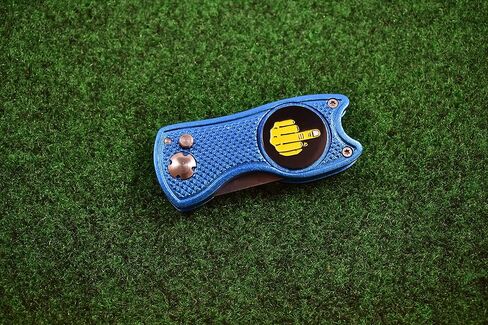 أداة إصلاح Divot Golf مع علامات كرة مضحكة - هدايا غولف رائعة - إصبع متوسط in Kuwait