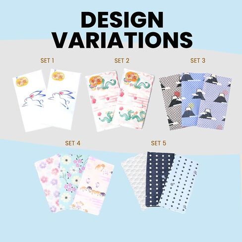 مجموعة الأكمام اليابانية Tenugui مزدوجة ، شاش مضاد للمتأرجح ، مجموعة من 3 مع حقيبة ورقية noshi (Snake ، Tenugui ، مجموعة من 3) in Kuwait