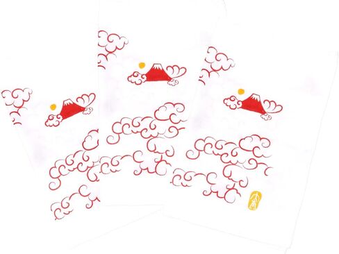 مجموعة الأكمام اليابانية Tenugui مزدوجة ، شاش مضاد للمتأرجح ، مجموعة من 3 مع حقيبة ورقية noshi (Snake ، Tenugui ، مجموعة من 3) in Kuwait